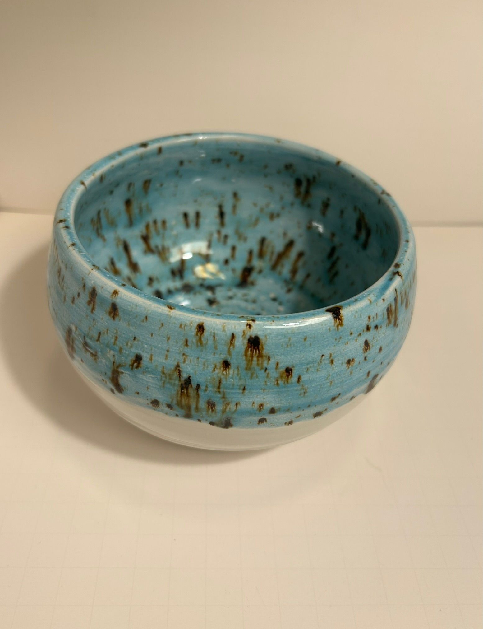 Large cenote blue bowl