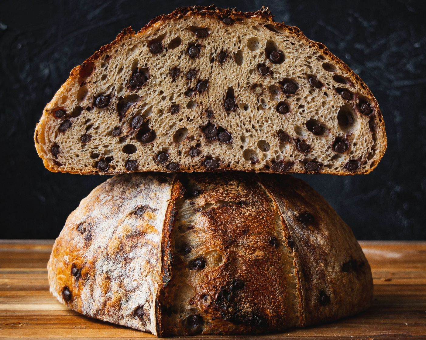 Chocolate Chip Chip Sourdough