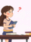 a picture that shows challenges faced by students. show a girl , background shld match my