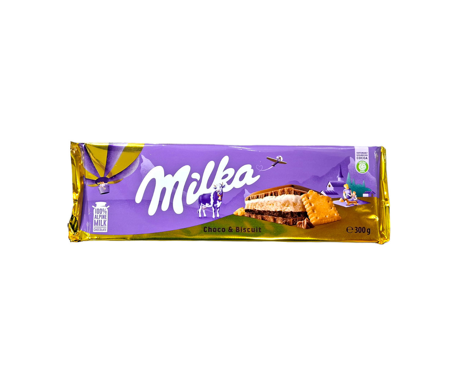 Milka Choco Biscuit Tablet 300g