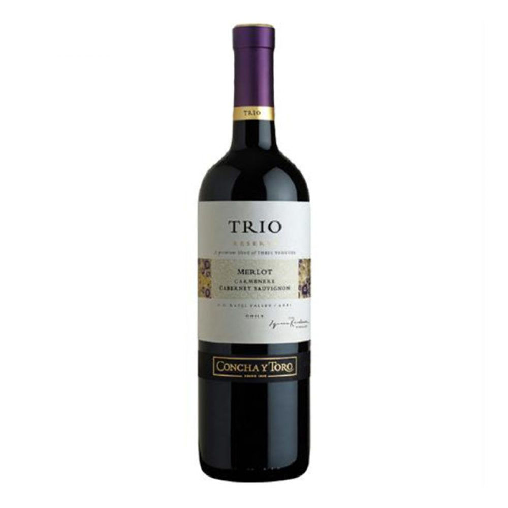 Vinho Concha Y Toro Trio Merlot 750ml