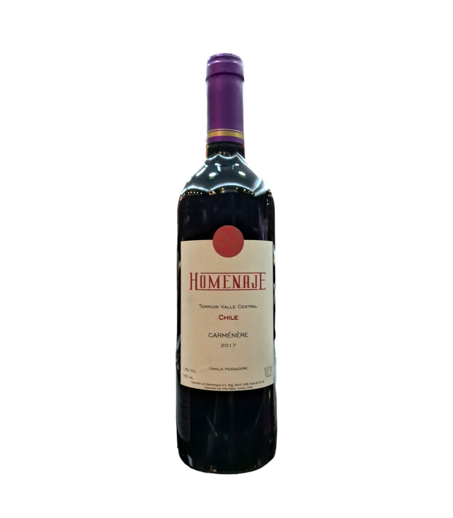 Vinho Homenaje Carmenere 750ml