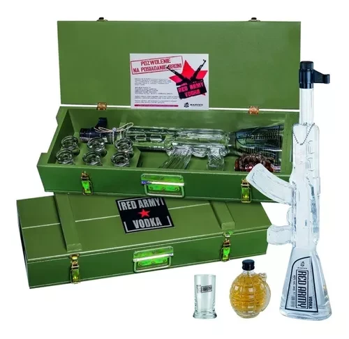 Vodka Red Army AK-47 1L + Granada Licor 200ml | Valentina