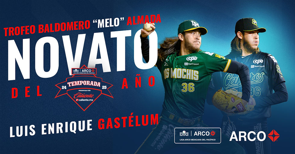 LUIS GASTÉLUM ES EL NOVATO DEL AÑO EN LMP