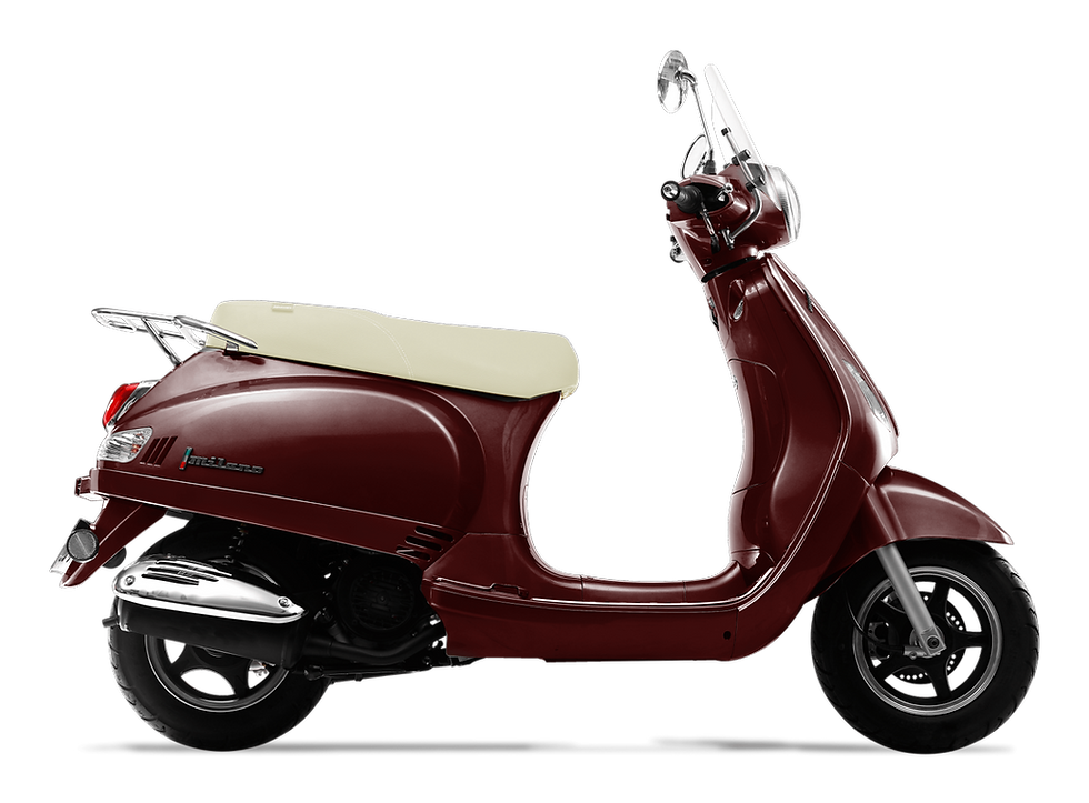 scooter zongshen milano 125 rojo
