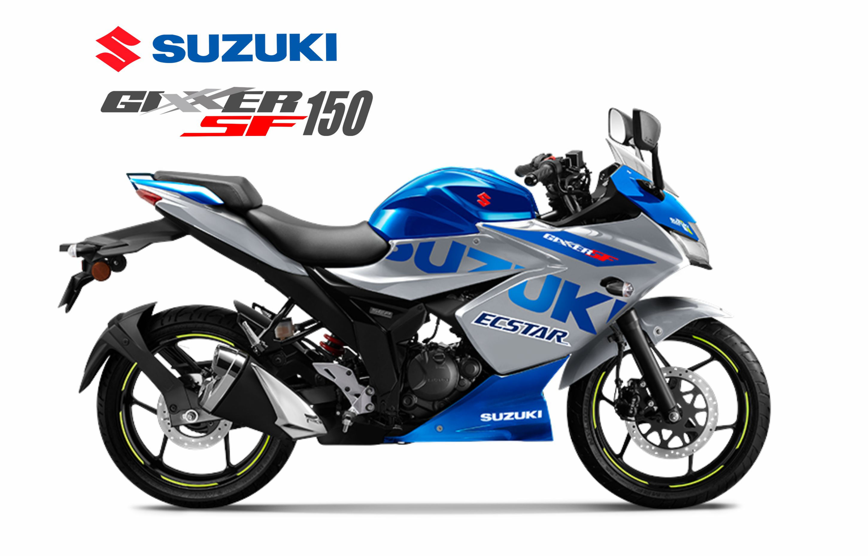 moto deportiva suzuki gixxer sf150 azul gris