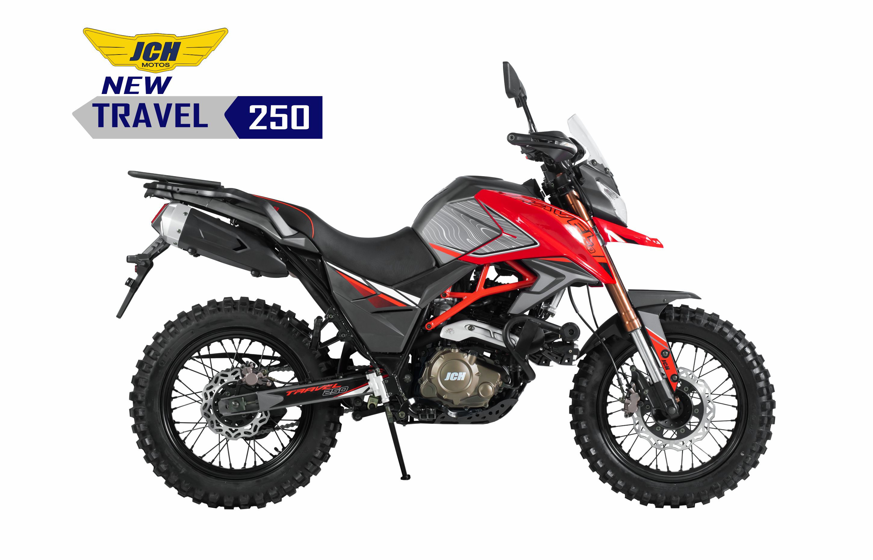 moto tekken jch travel 250 xtrial rojo