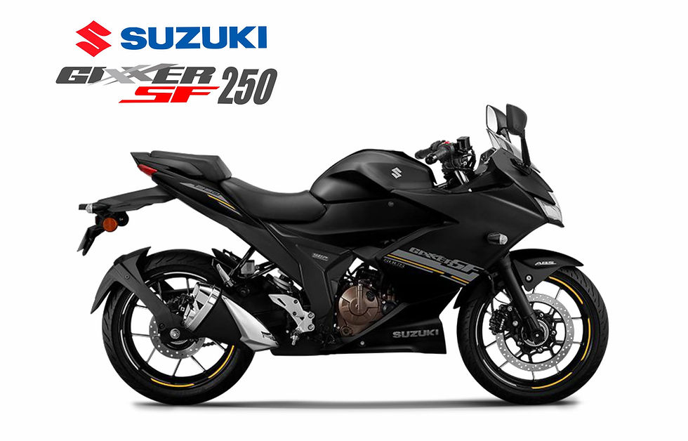 moto suzuki gixxer sf250 negro con abs