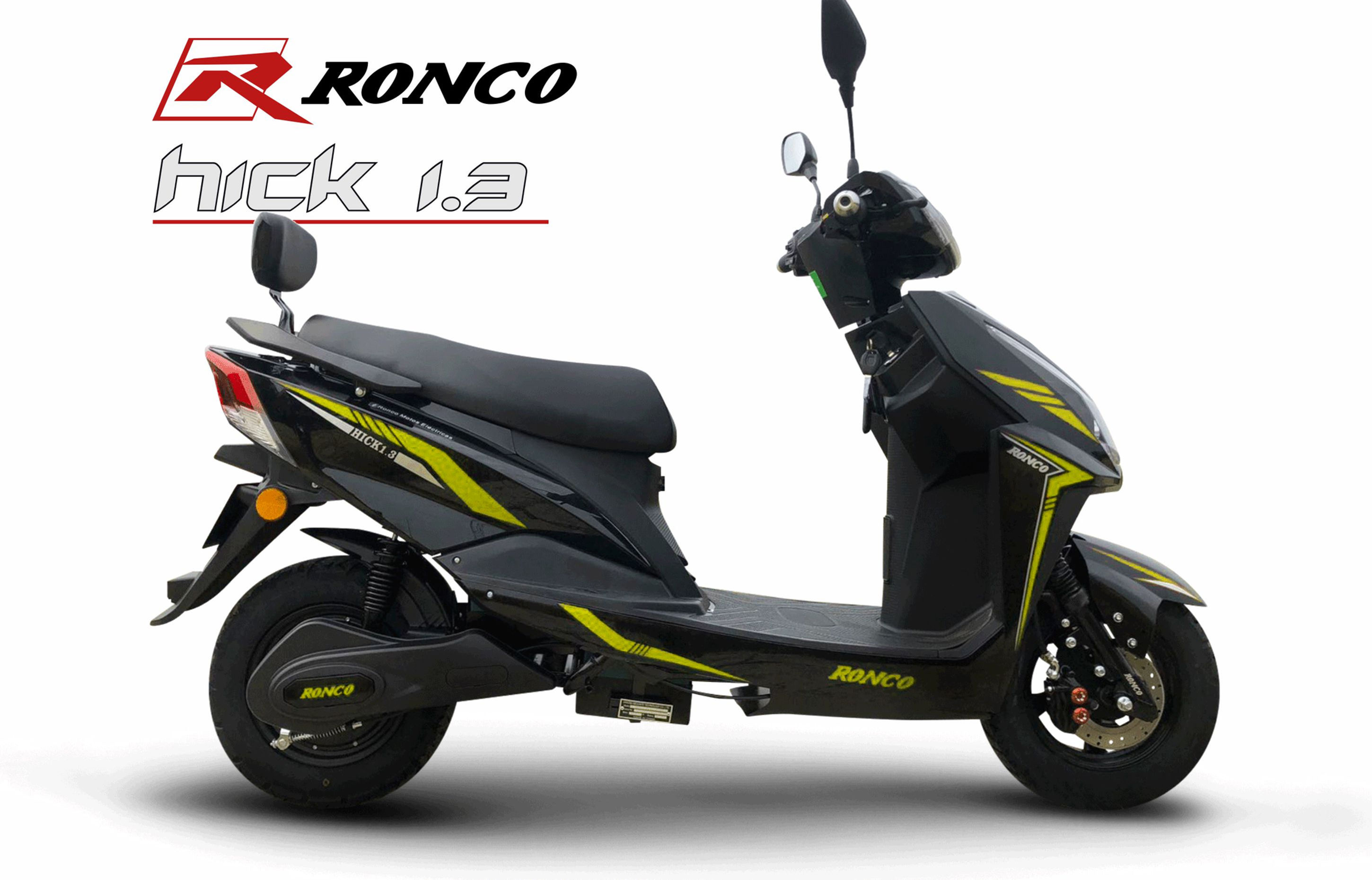 motocicleta electrica ronco modelo hick 1.3 verde