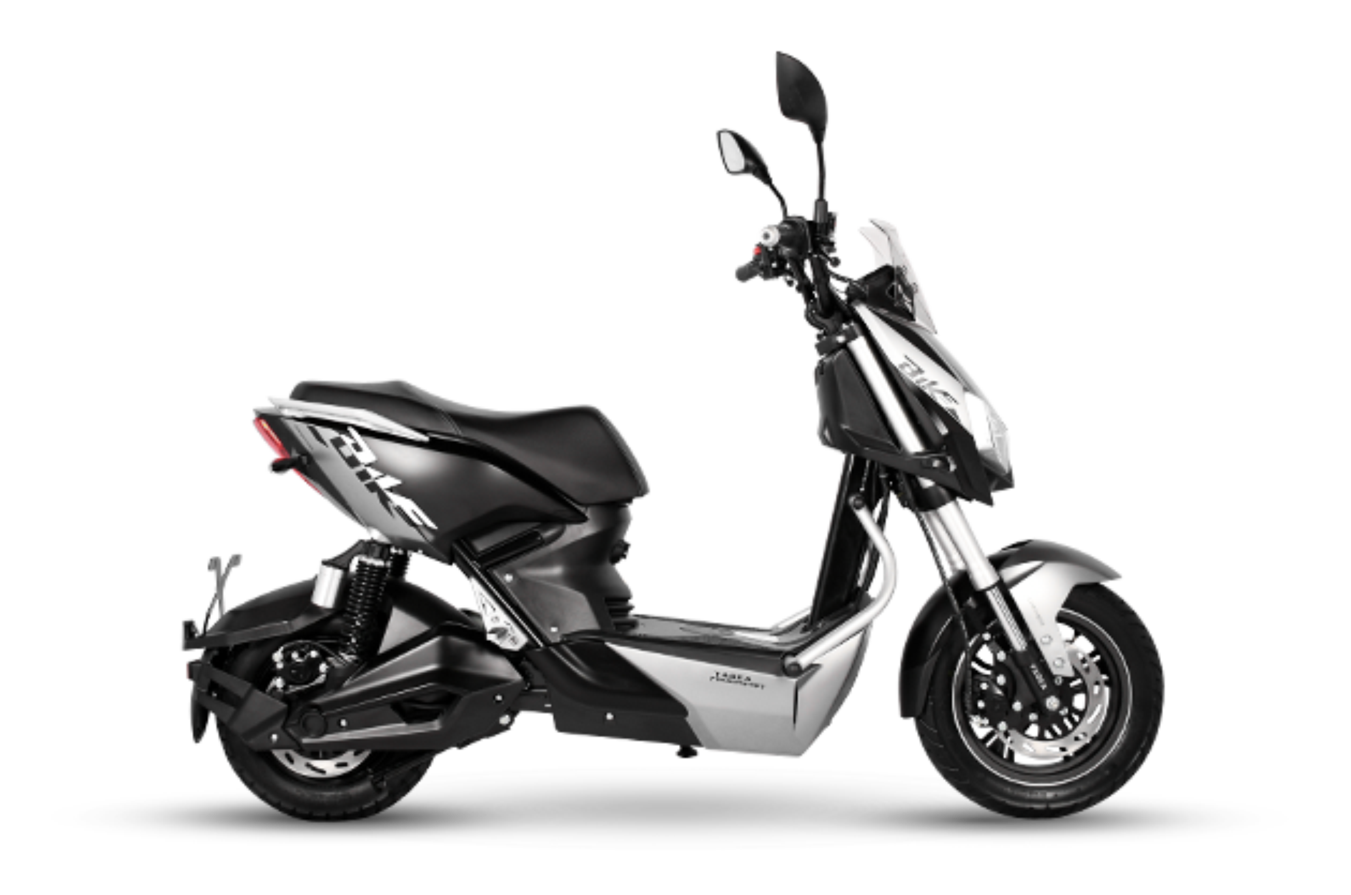 yadea moto electrico color plomo