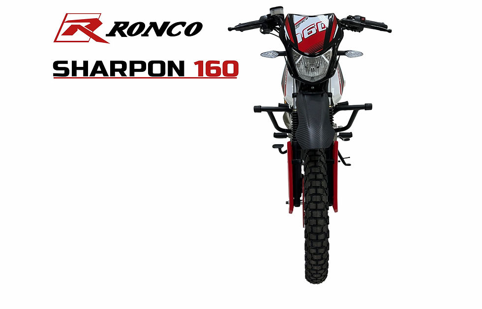 motocicleta ronco sharpon 160 blanco