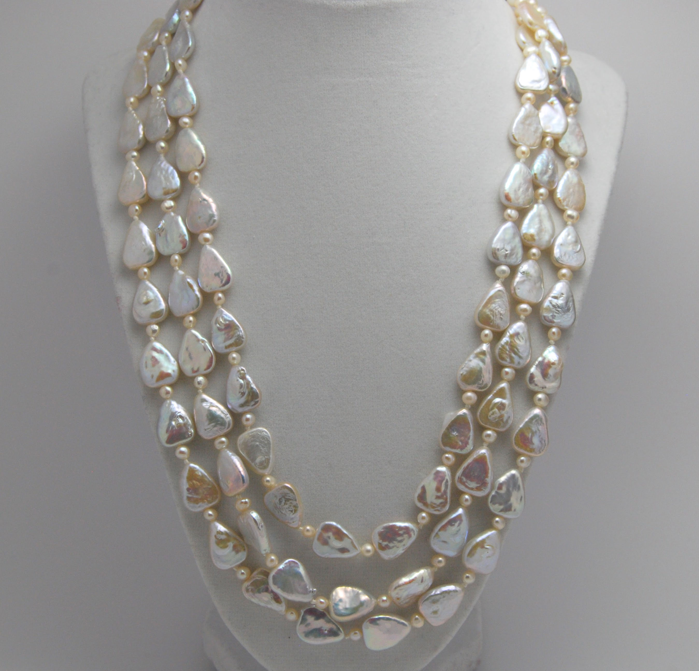 3-Strand Pearl Necklace