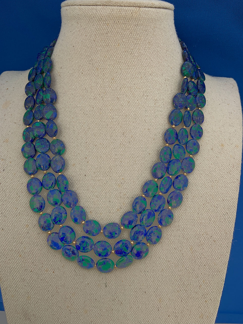 Thumbnail: Azurite on 14K Gold