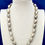 Thumbnail: Sterling Silver Swirl Bead Necklace