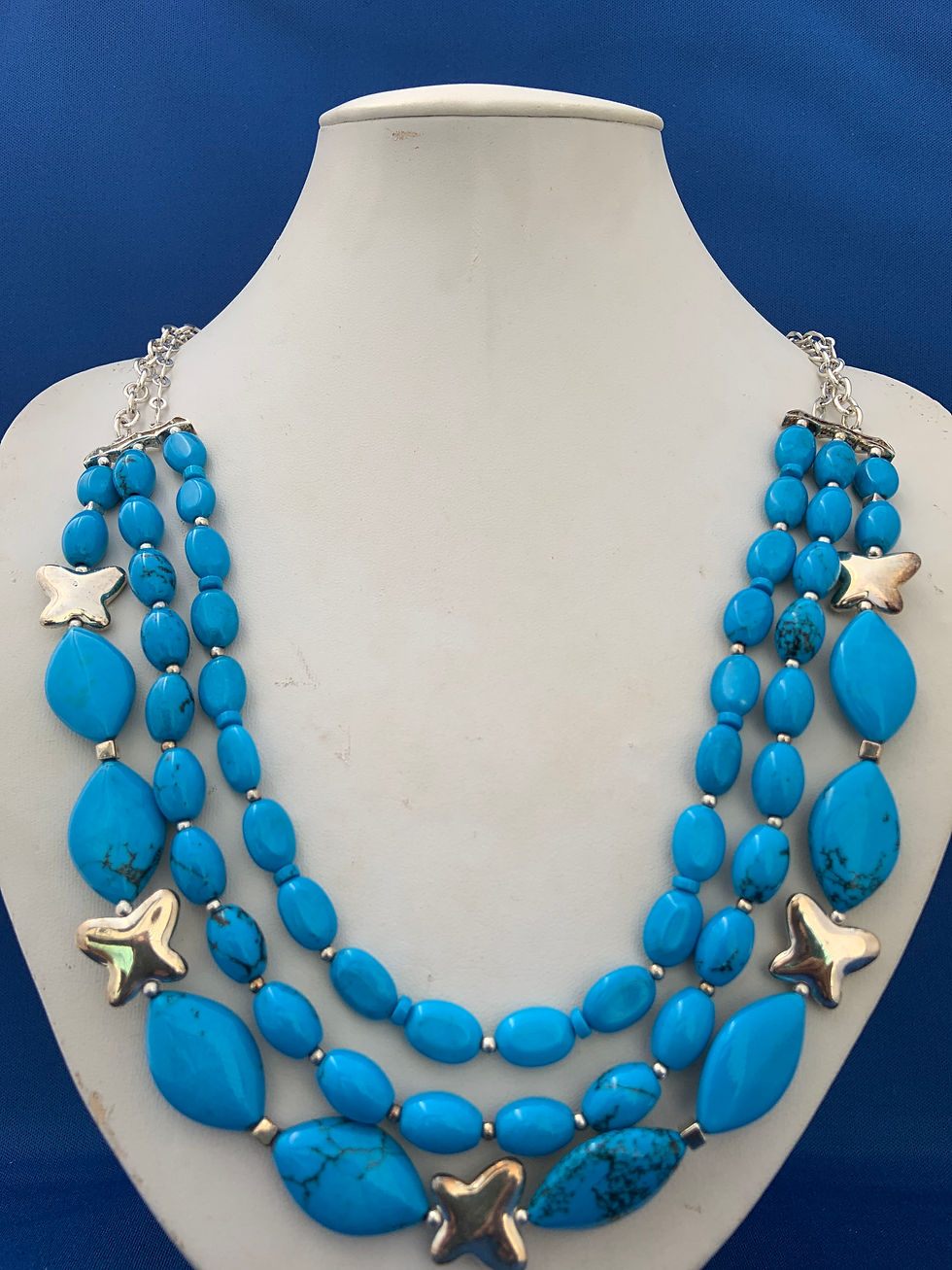 Thumbnail: Turquoise Ovals on Sterling Silver