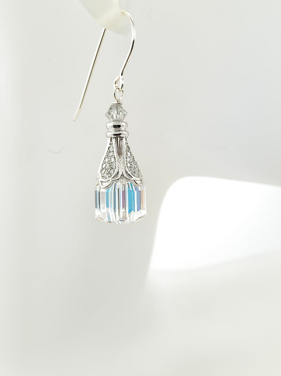 Thumbnail: Swarovski Crystals on Sterling Silver/CZ