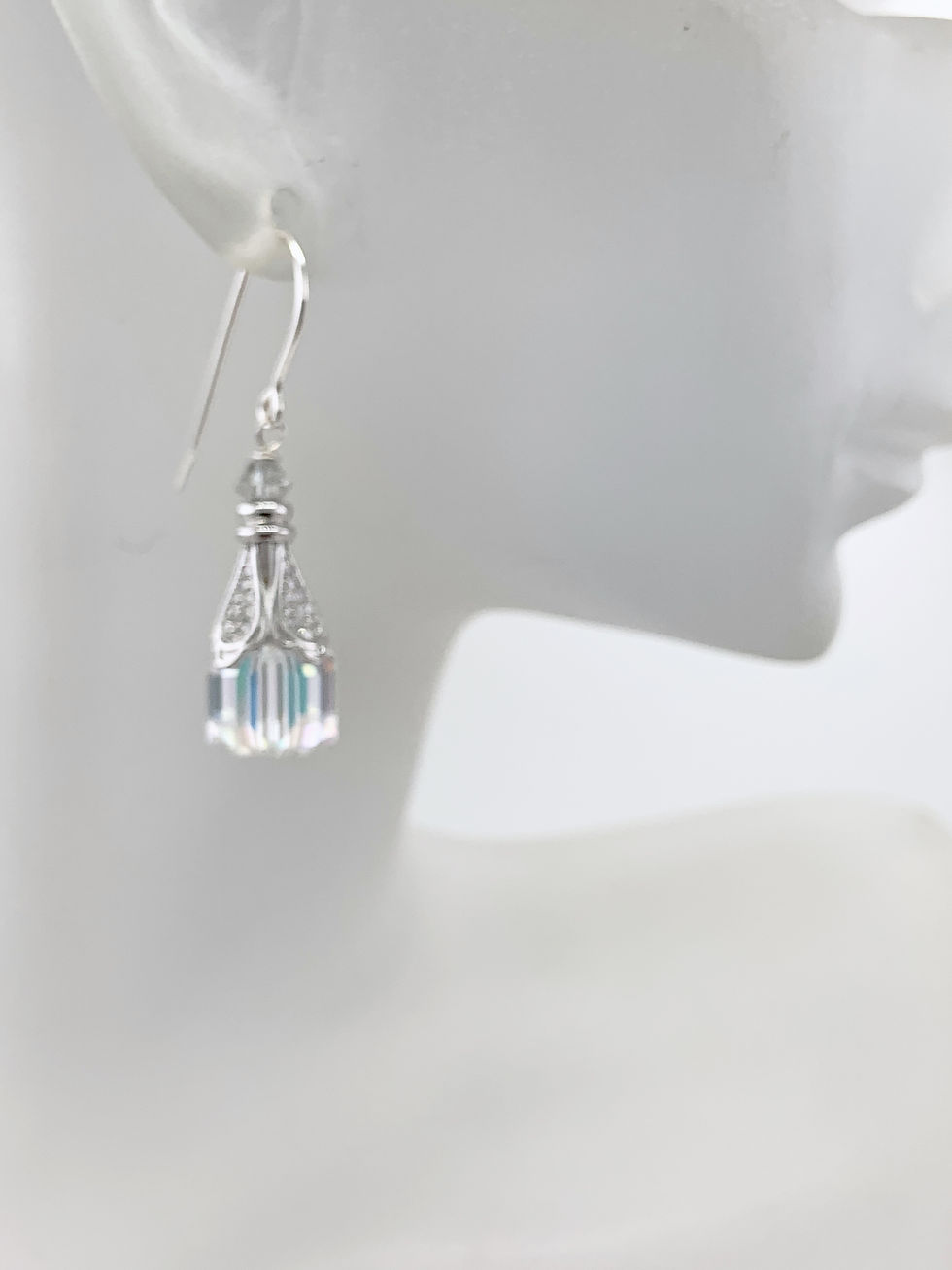 Thumbnail: Swarovski Crystals on Sterling Silver/CZ
