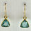 Thumbnail: Blue Topaz vermeil set w/14K G/F