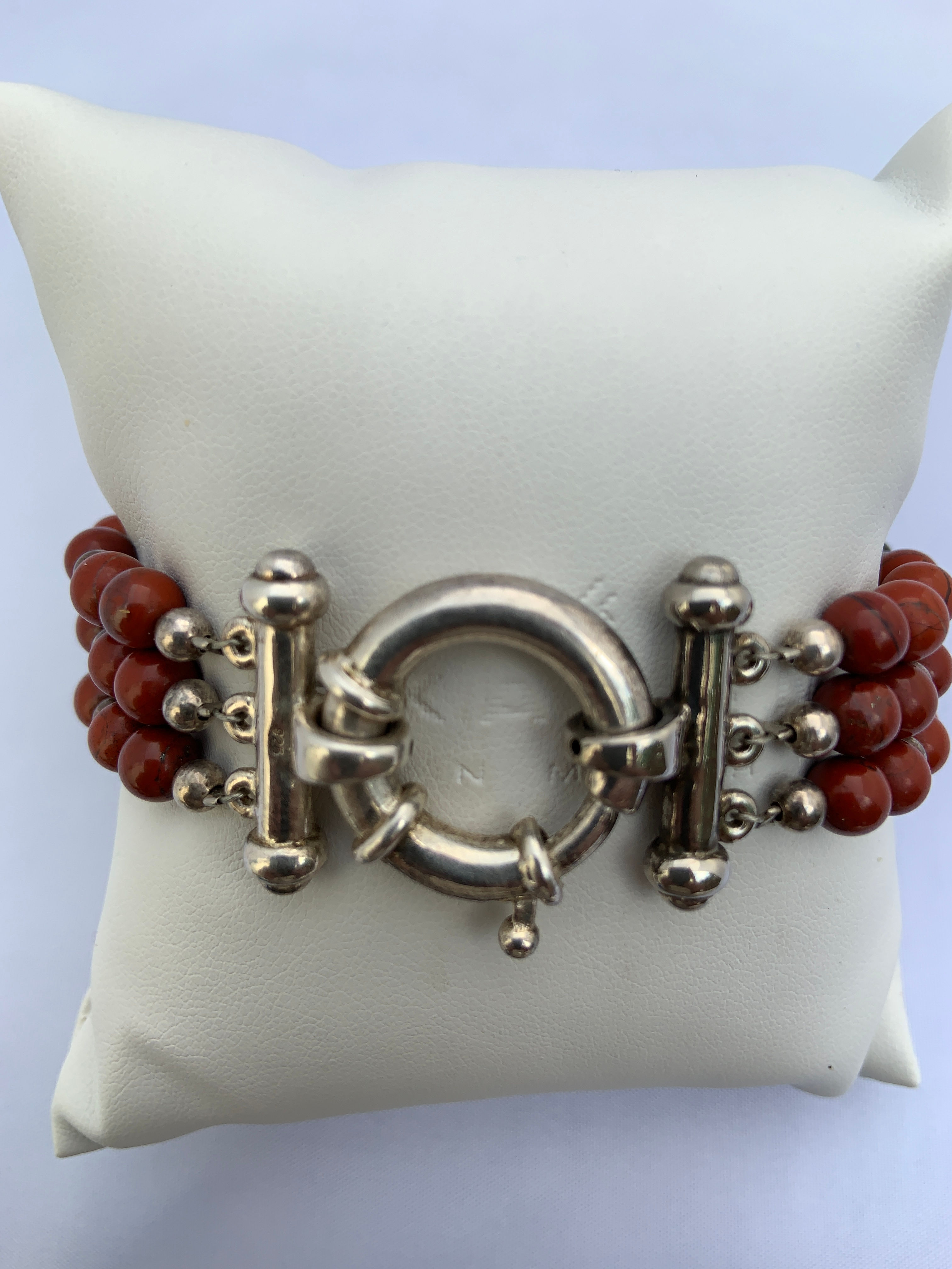 Jasper Onyx with Sterling Silver