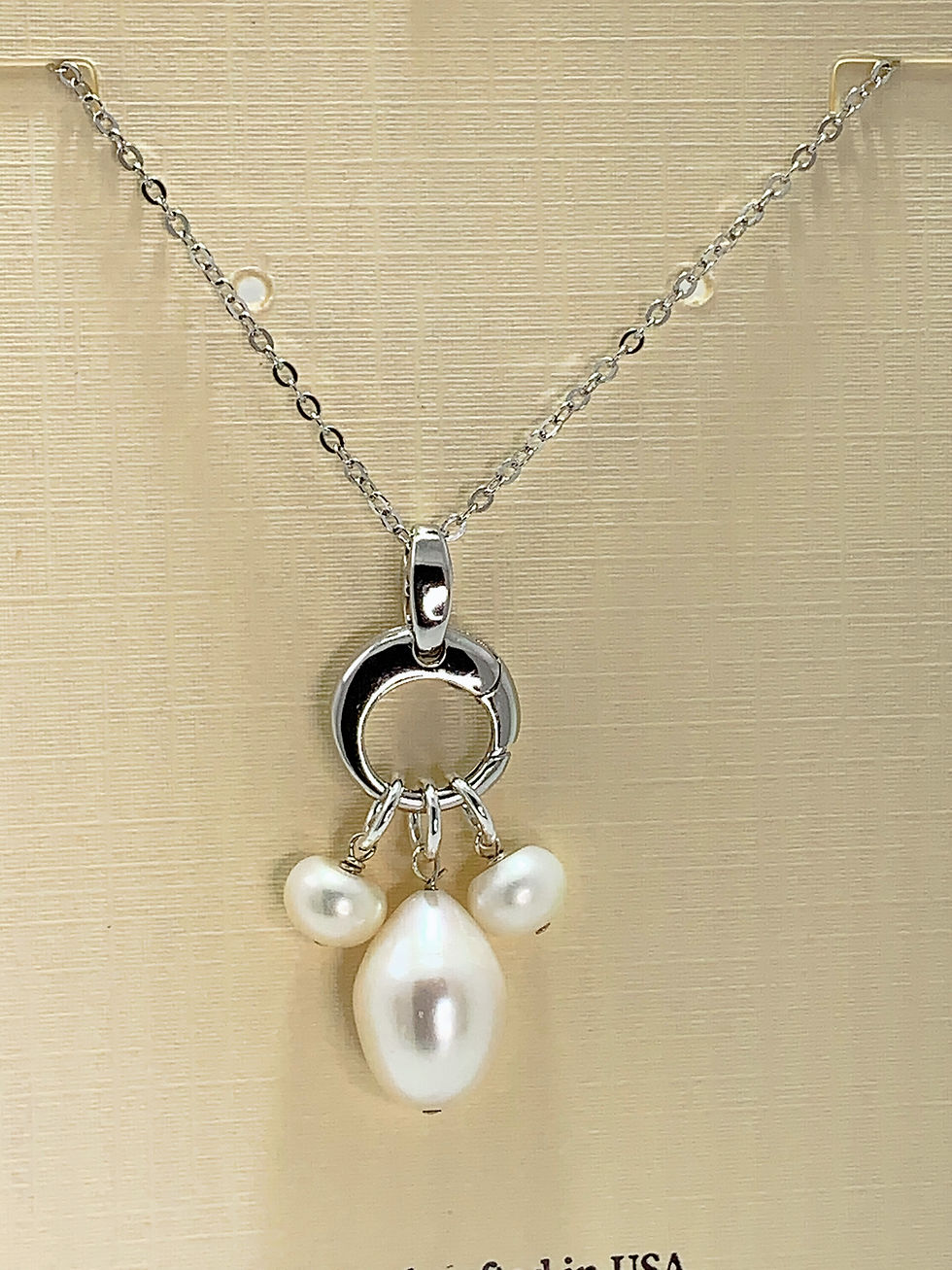 Thumbnail: Freshwater Pearl on Sterling Silver