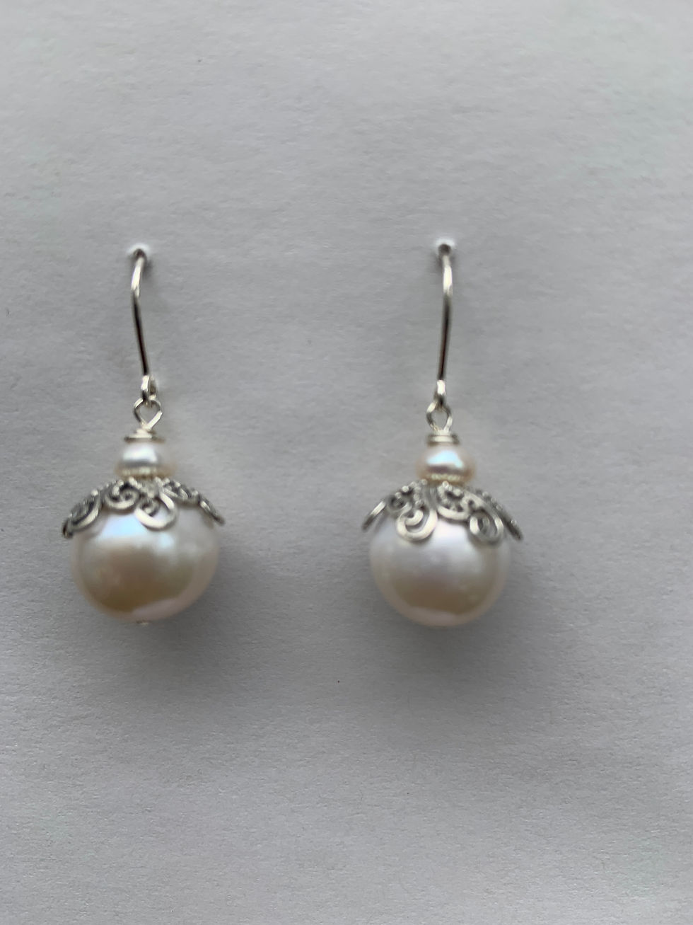 Thumbnail: Freshwater Pearls wrapped in Sterling Silver
