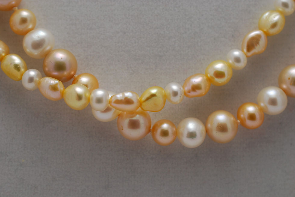 Thumbnail: 2-Strand Combination Pearl Necklace