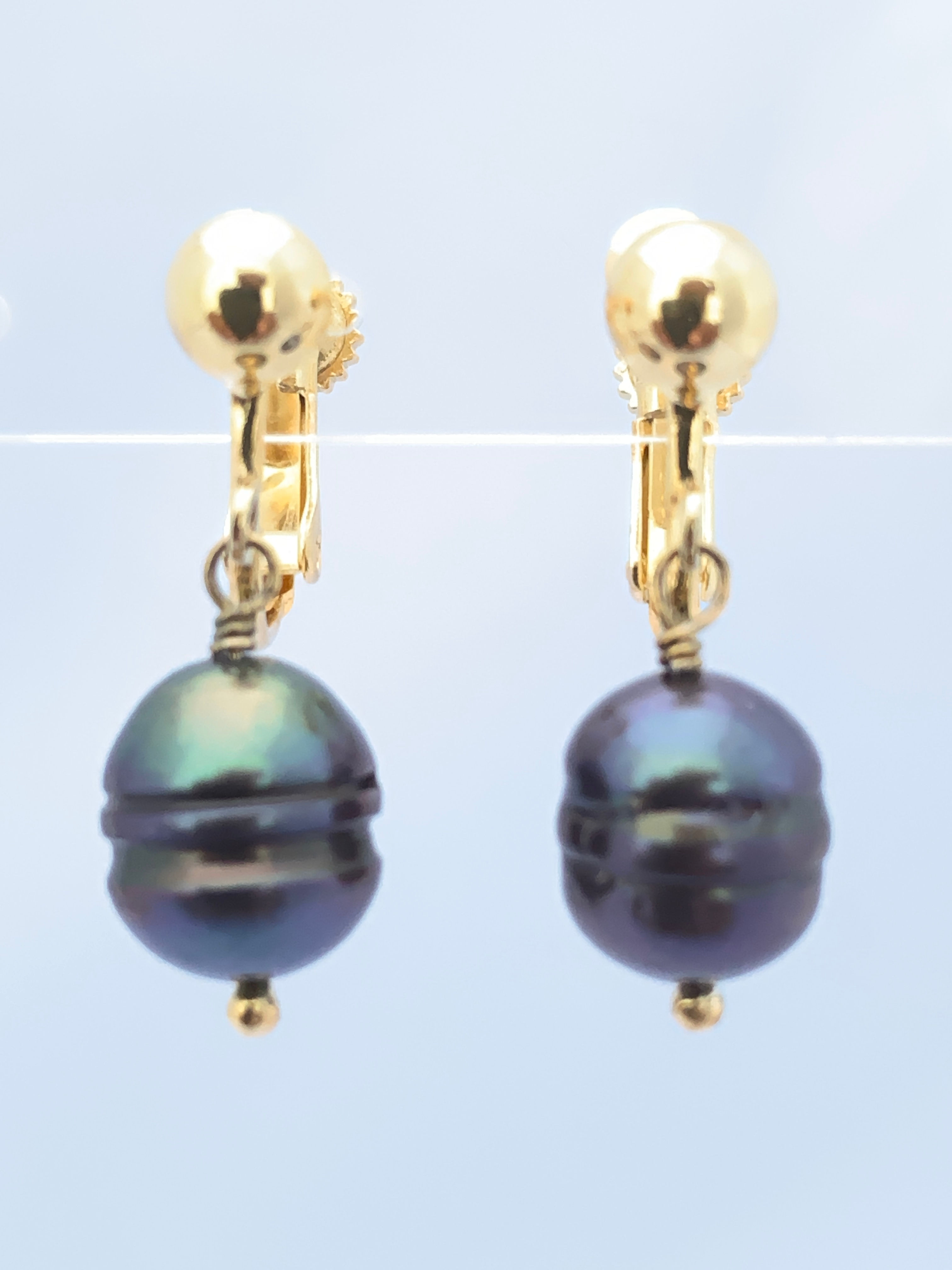 Freshwater Pearl on Vermeil Clip On