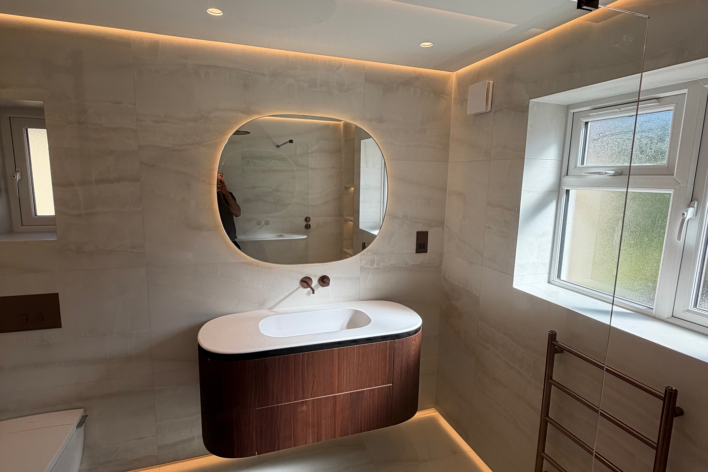 Luxury Bathroom Renovation, photograph 1