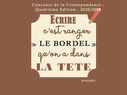 Concours de la correspondance : semaine 7