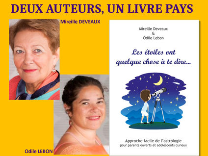 Un livre, deux auteurs "pays" : Les étoiles ont quelque chose à te dire.