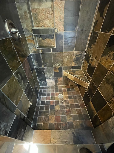 Clean, Repair, Clear Seal Slate Shower - After.jpeg