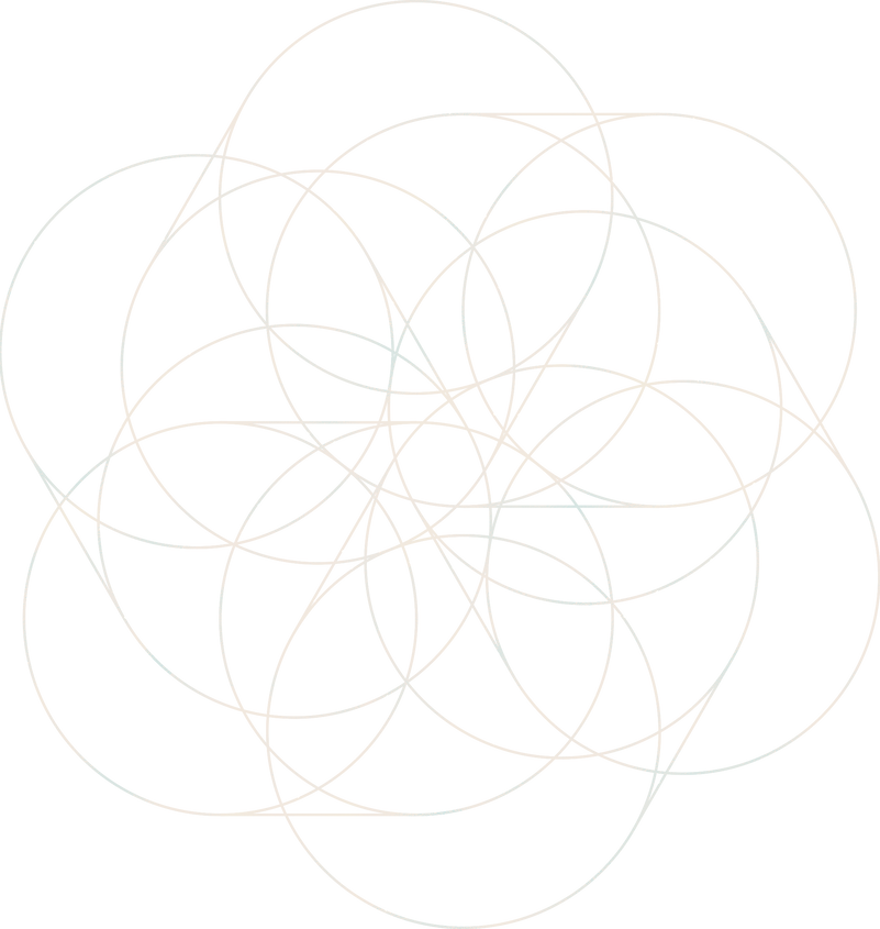 Goldenes Symbol mit geschwungenen Linien