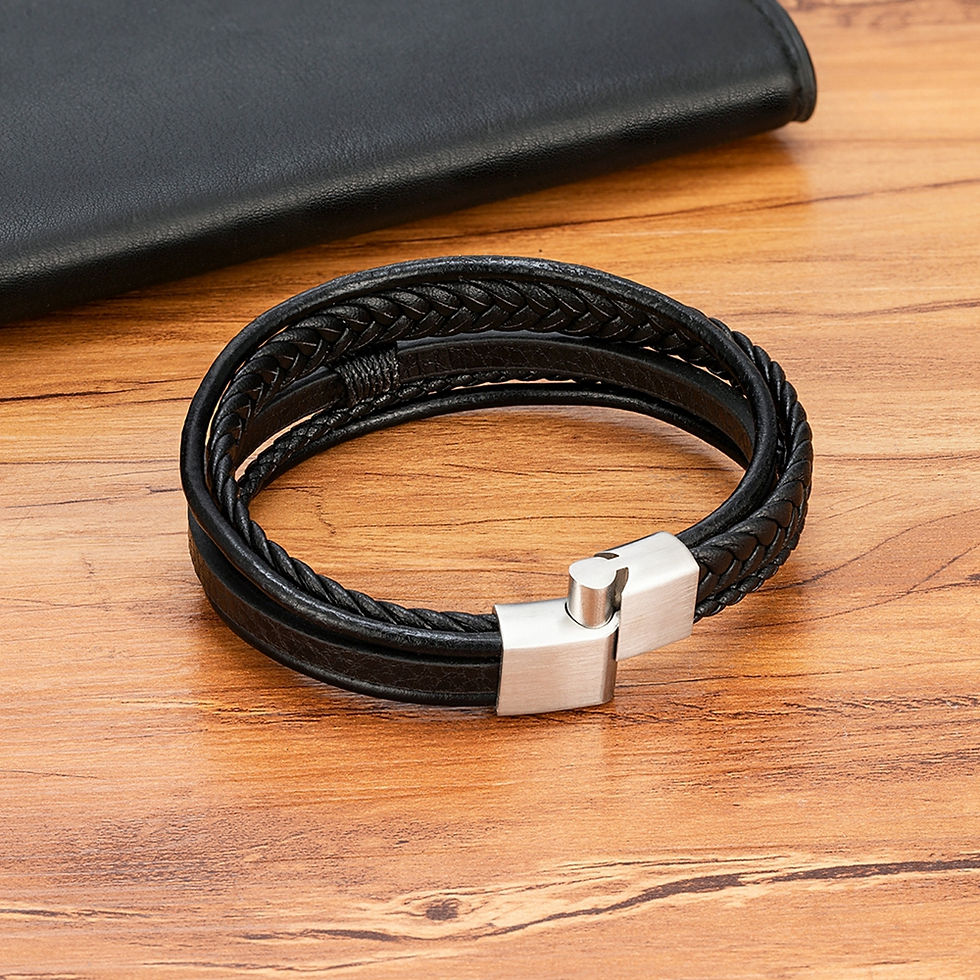 Thumbnail: Layered Leather Bracelet