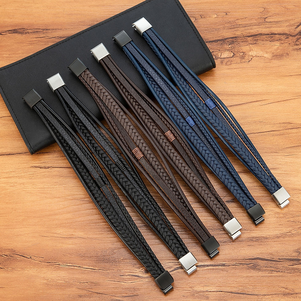Thumbnail: Layered Leather Bracelet