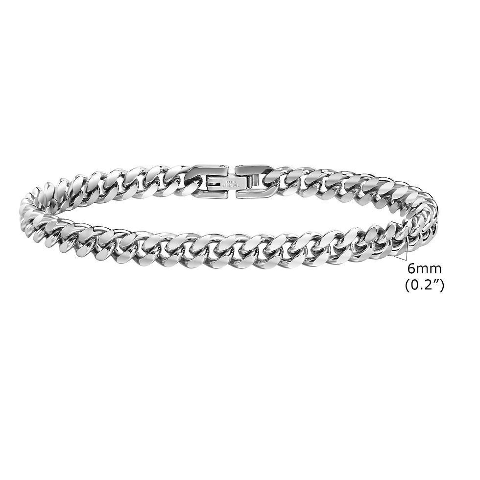 Thumbnail: Cuban Steel Bracelet