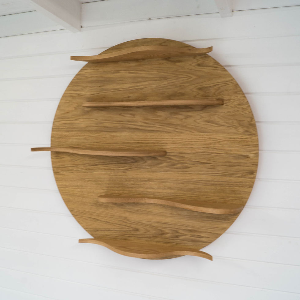 Thumbnail: Wavy Moon Shelf Unit