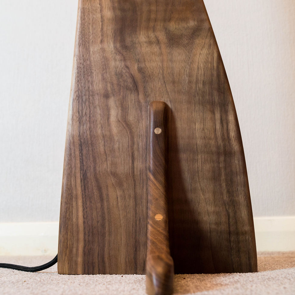 Thumbnail: Wooden object with visible grain and support