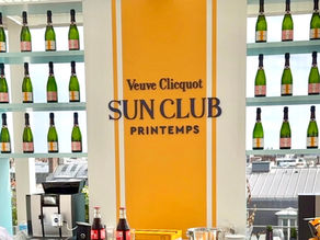 Sun Club Veuve Clicquot : le nouveau rooftop du Printemps Haussmann