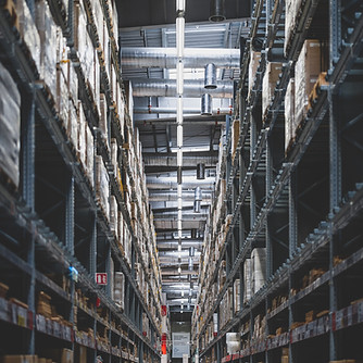 image of lighting in a warehouse