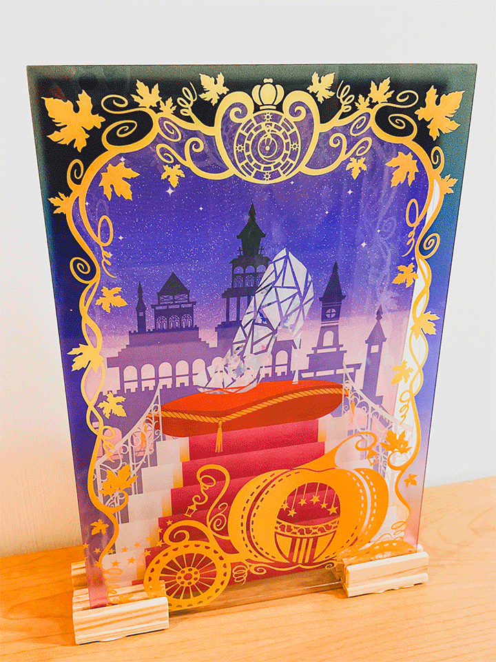 灰姑娘三層透卡