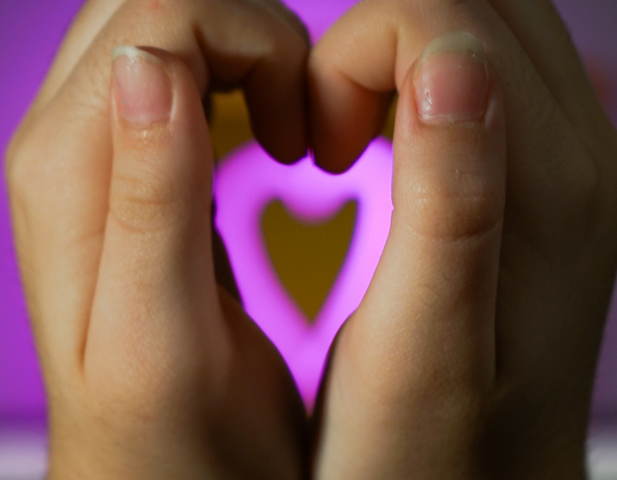 hands making a heart shape