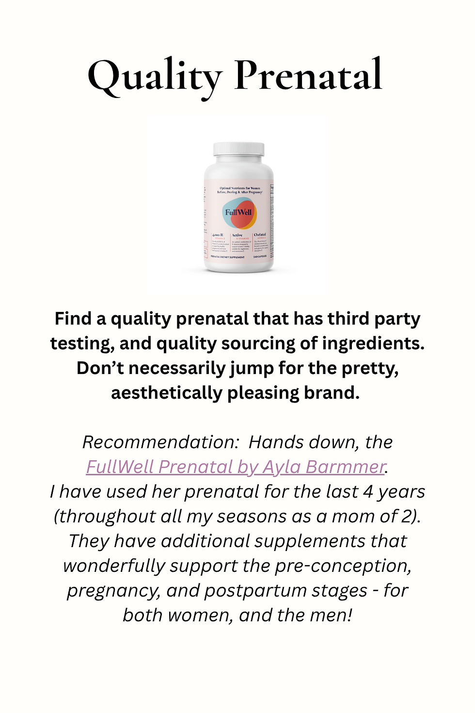FullWell Prenatal 