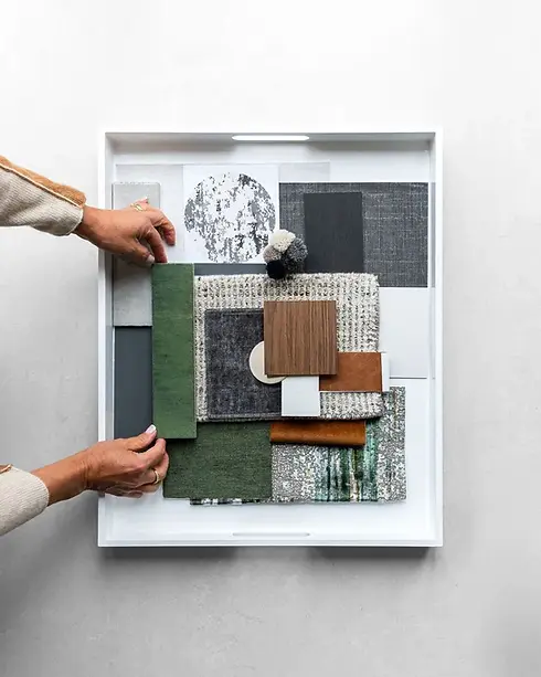 Interior designer Sydney material board