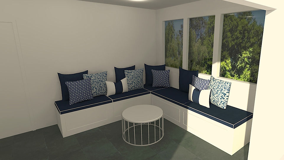 custom outdoor bench seat cushions and scatter cushions