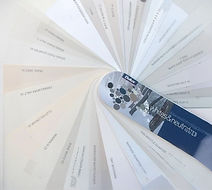 Commercial and strata colour consulting in Sydney using a Dulux colour fan deck by Silvia Rajek Interiors