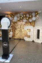 Selfie pod photo booth at a birthday party provided by 360 photo hire