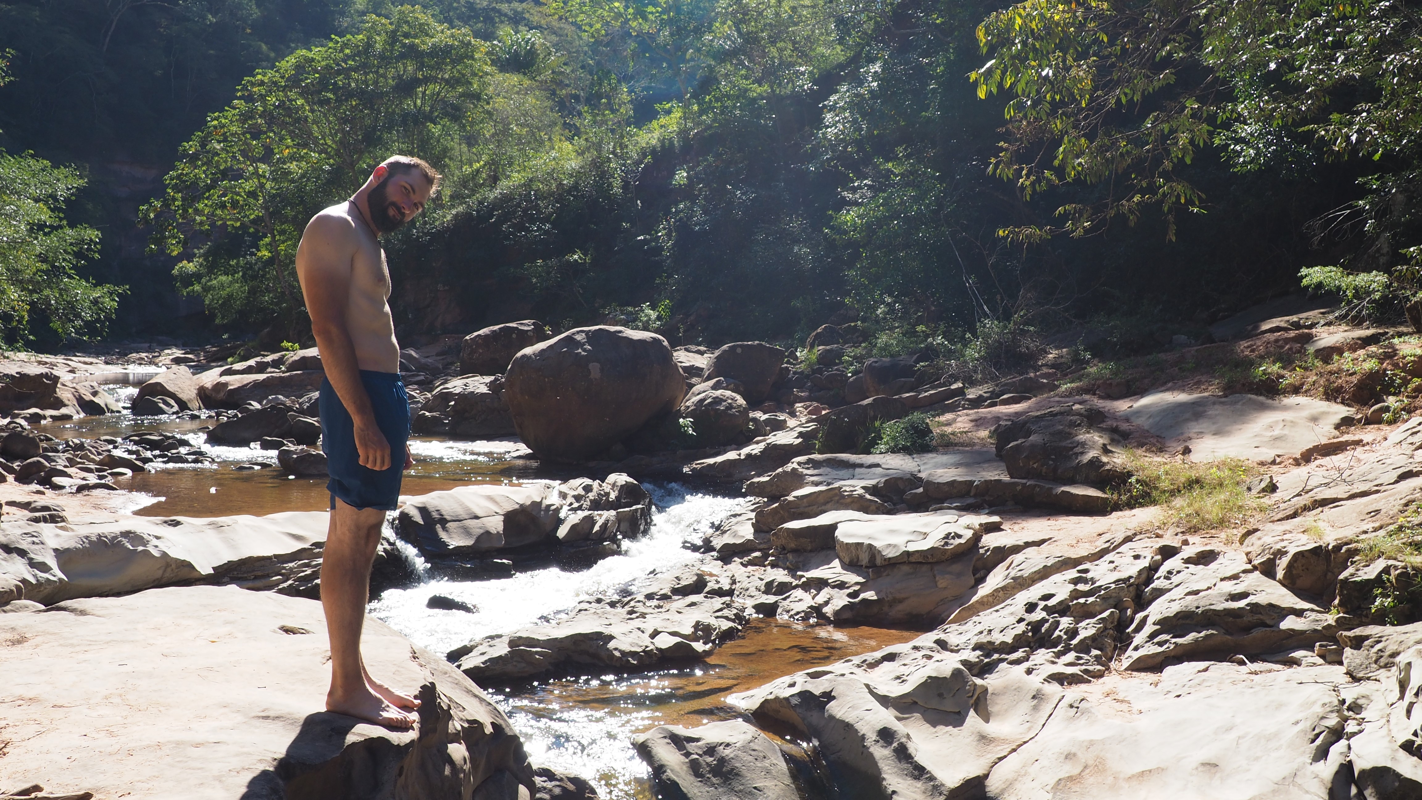 swimming hole in Amboro Nat'l Park