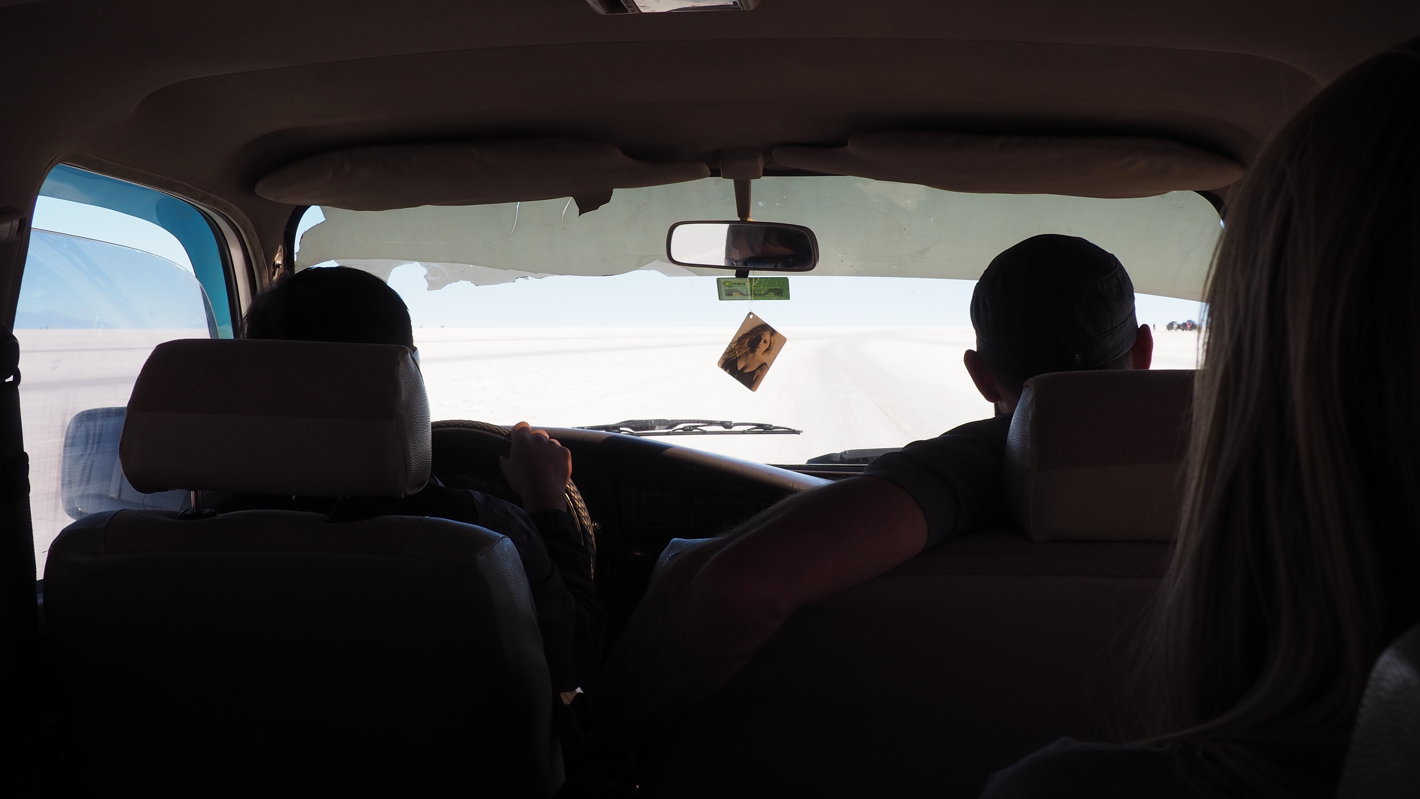 touring on the Salar de Uyuni