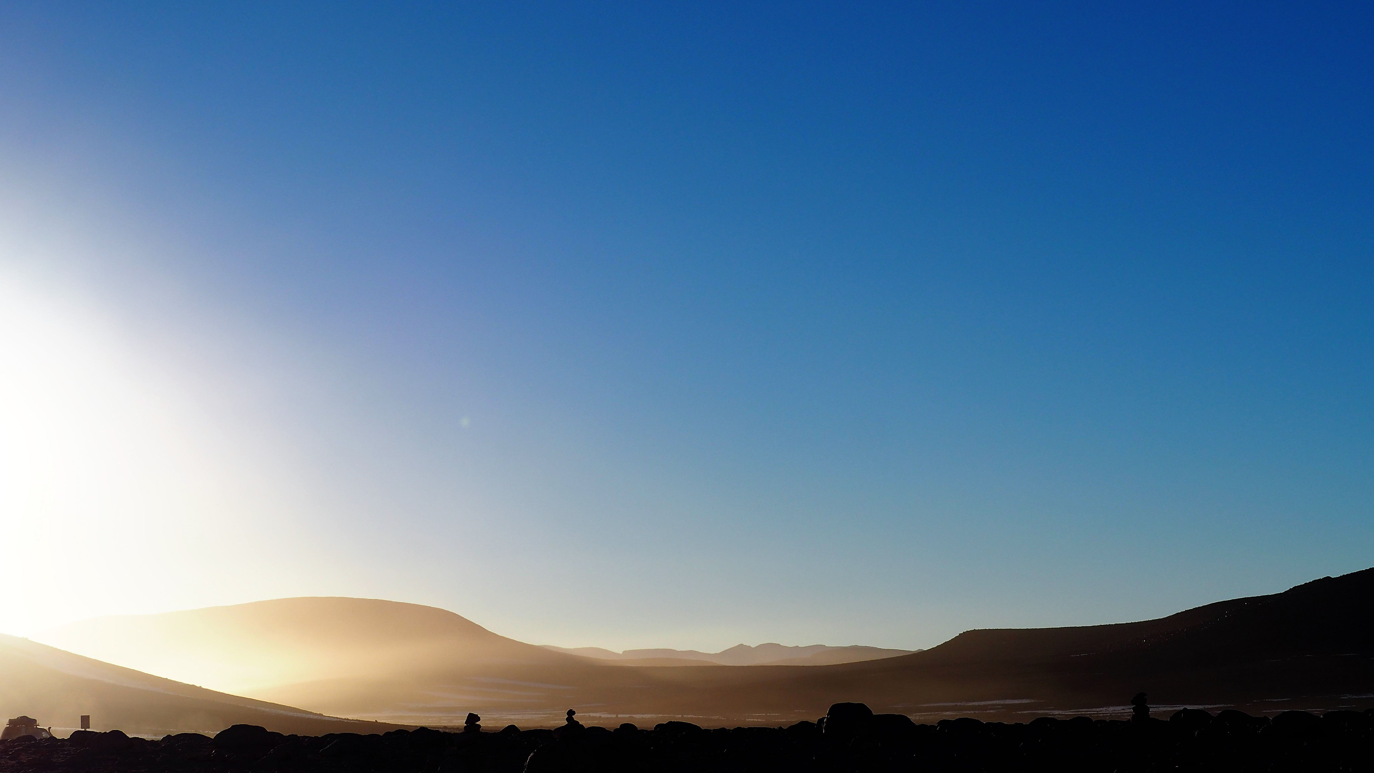 morning on the altiplano desert