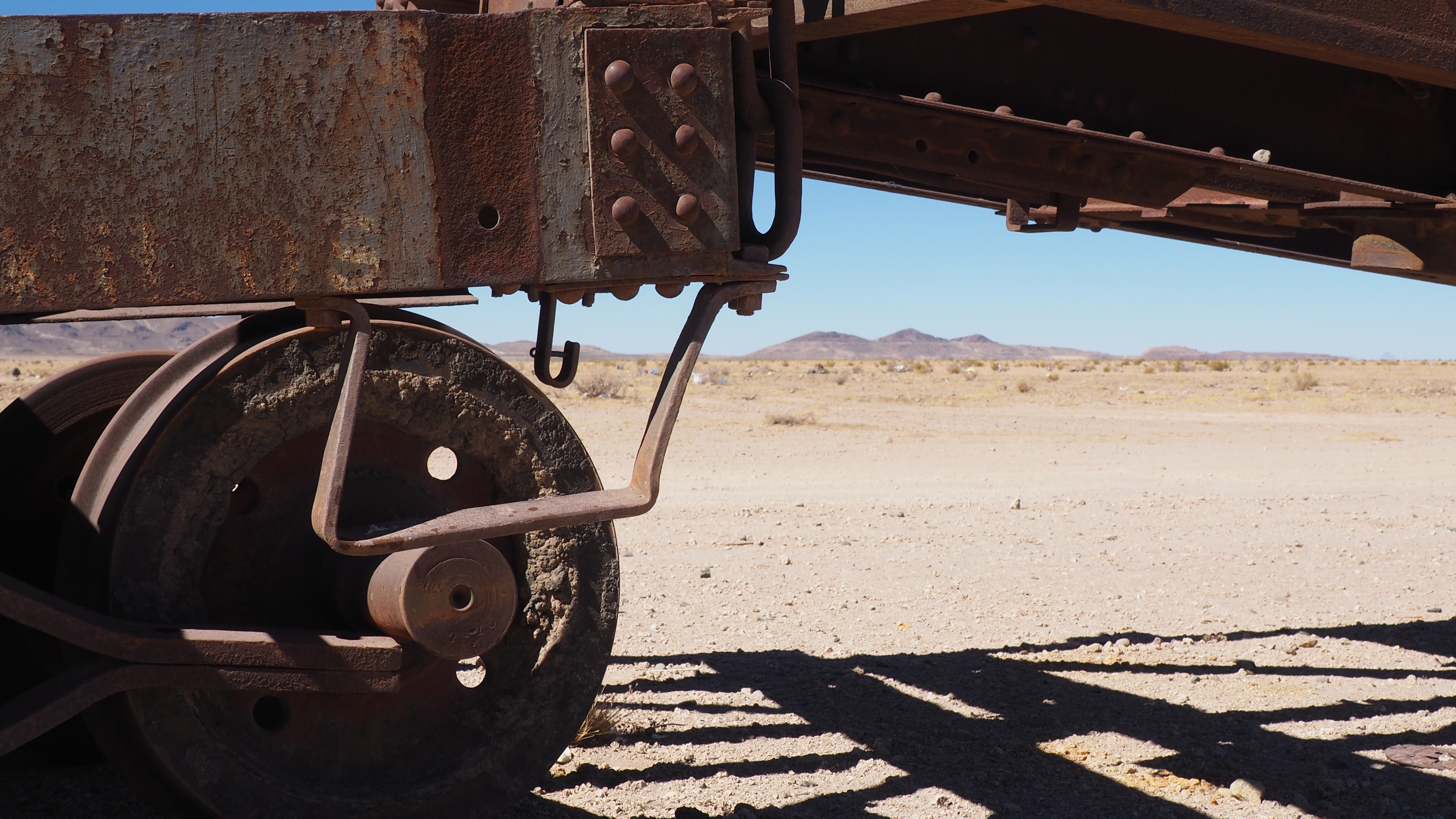 the "train cemetery" of Uyuni